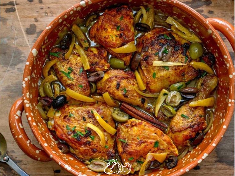 طريقة تحضير طاجن الدجاج المغربي