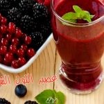 طريقة تحضير عصير التوت الشامي
