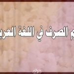علم الصرف في اللغة العربية وميدانه
