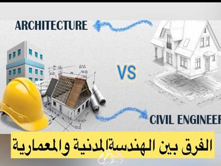 الفرق بين المهندس المدني والمعماري